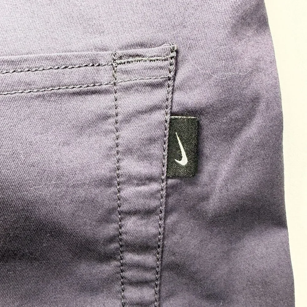 Nike Golf Pants Mens 40x32 Purple 5 Pocket Performance Stretch Dri-Fit Chino